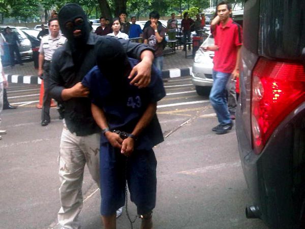 4 Terduga Teroris Palu Ditahan di Polda Metro