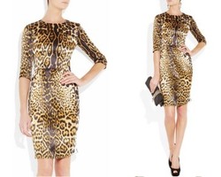 Glamour Chic dengan Terusan Leopard YSL