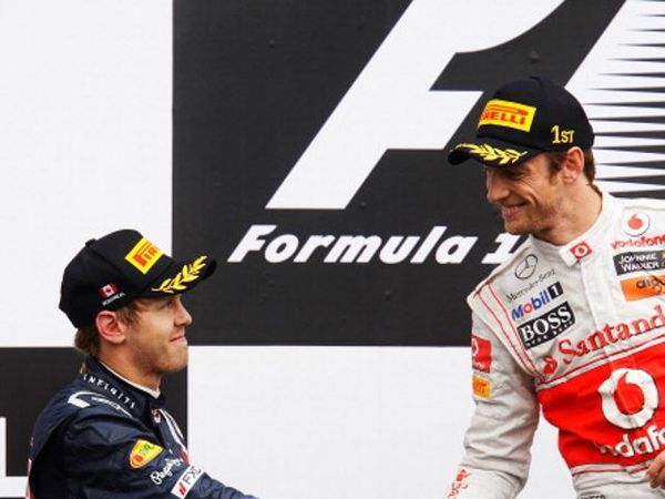 Vettel Merana, Button Berjaya