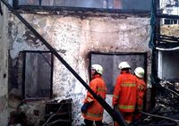 Puluhan Kamar Kos Hangus Terbakar