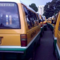 Rekayasa Jalur di Jalan Gatsu Tak Pengaruhi Pendapatan Angkot