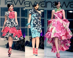 Rangkaian Gaun Penuh Warna Ala Sebastian Gunawan