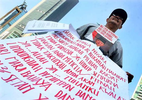 Aksi Solo Pendukung SBY