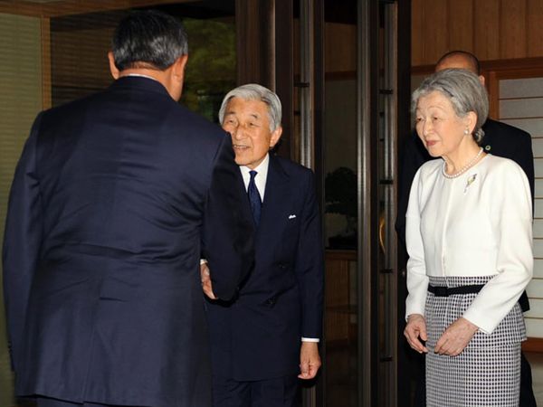 SBY Bertemu Kaisar Jepang