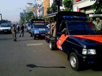 Sosialisasi Parkir off Street di Hayam Wuruk