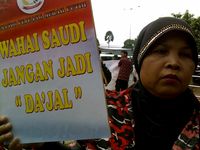 Aksi untuk Ruyati di Kedubes Arab Saudi