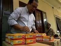 Penyimpanan Onderdil Motor Palsu Digerebek