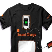 T-shirt Ubah Suara Jadi Energi Ponsel