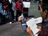 Aksi Solidaritas Ruyati di Semarang