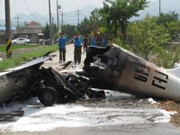 Pesawat Latih Militer Korsel Jatuh