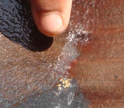 Batu Pyrite Jejak Awal Mineralisasi Emas di Sungai Logawa