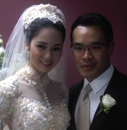 Laura Basuki Resmi Jadi Istri Leo Sanjaya