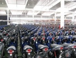 Motor TVS Produksi Indonesia Diekspor ke Amerika Latin