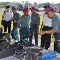 Danpasmar-1 Terima Kunjungan Singapore Navy