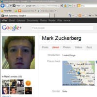 Mark Zuckerberg Gabung Google+