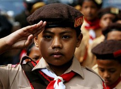 Jambore Nasional IX Krisis Air Bersih, Sebagian Mandi ke Danau