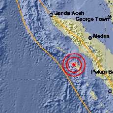 Gempa 5,4 SR Guncang Gunung Sitoli Sumut