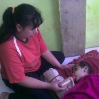 Donasi Buat Ihsan Bocah Tuna Ganda dan Busung Lapar