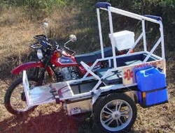 Motor China di Afrika Jadi Ambulans