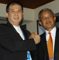 Farid Rahman Dampingi Djohar Arifin Husin