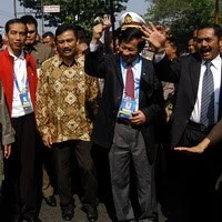 Menpora Tiba, Arena Kongres Masih Lengang