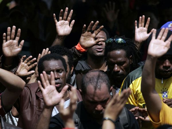 Aksi Mogok Karyawan Freeport