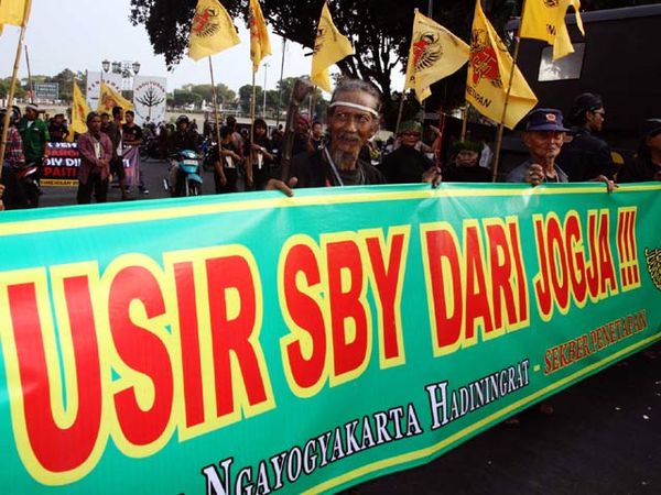 Warga Yogya Tolak Kedatangan SBY
