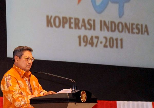 SBY Hadiri HUT Koperasi