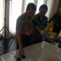 Polrestabes Bandung Uji Coba Perangkat Keamanan Topan