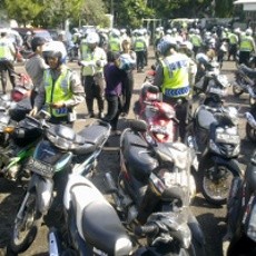 2 Hari Polisi Tilang 1.267 Bikers, Mayoritas Langgar Stop Line