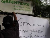 Greenpeace Diminta Daftar ke Kesbangpol