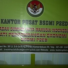 Kantor BSDMI P2ED RI Pajang Cenderamata dari Istana