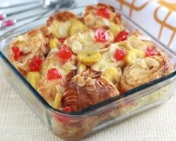 2 Resep Puding Roti Buah