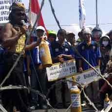 Buruh Tolak RUU Badan Penyelenggara Jaminan Sosial
