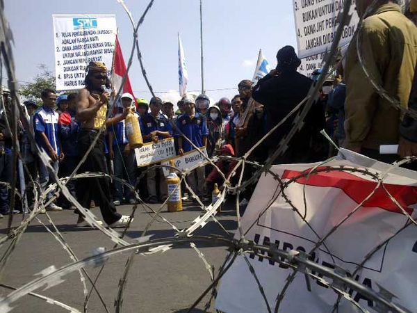Buruh Tolak RUU BPJS