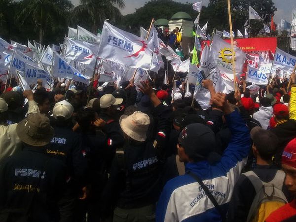 Aksi Dukung RUU BPJS