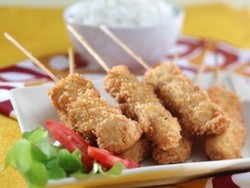 Resep Ayam: Satai Ayam Goreng
