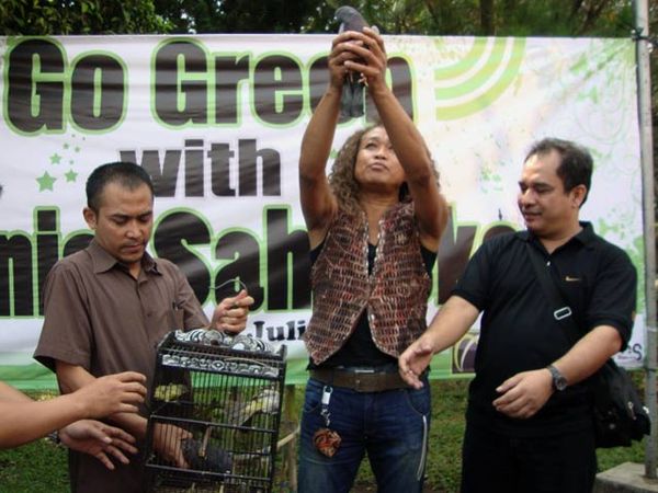 Daniel Sahuleka Lepas Burung