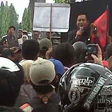 Demo Korban Lumpur Lapindo di Perumahan KNV Ditemui Ketua DPRD