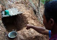 Sumur Tiban Gegerkan Warga Pacitan