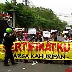 PT Minarak Lapindo Janji Selesaikan Sertifikat Korban Lumpur