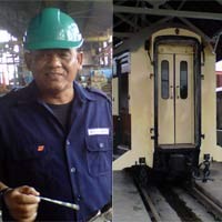 Djoko Hardianto dan Kereta Djoko Kendil Karyanya