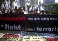 Aksi Simpati Untuk Korban Terorisme Norwegia