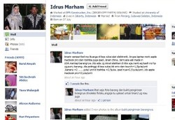 Facebook Idrus Marham Jualan iPad & Blackberry dari Bea Cukai