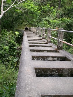 Waterboom alami di Senaru Lombok