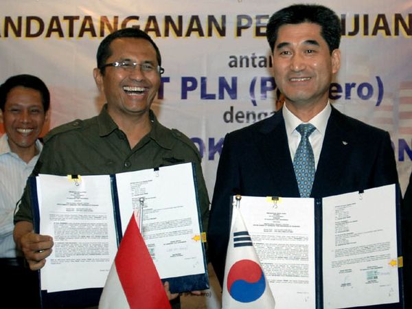 PLN Pasok Listrik ke PT Hankook