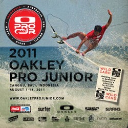 Oakley Indonesia Mempersembahkan Oakley Pro Junior 2011 di Canggu