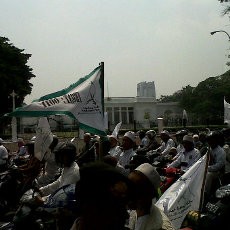  Demo FPI, Jl Merdeka Utara & Merdeka Barat Dibuka Tutup