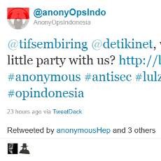 Serangan Anonymous di Indonesia Mulai Berhasil?