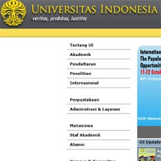 UI Sabet Gelar Website Kampus Terbaik di Indonesia
